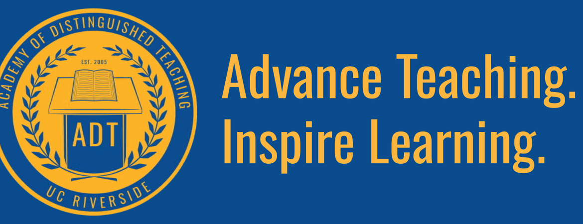 ADT homepage banner: advance teaching. inspire learning.